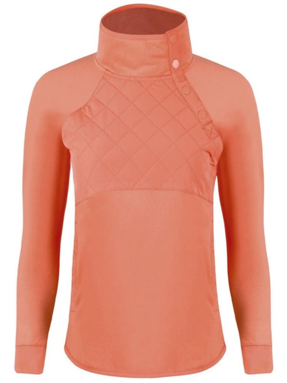 Swannies Women's Ellis Golf Pullover in Coral Size M